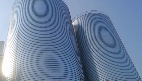 相城2座混凝土高架卷板仓